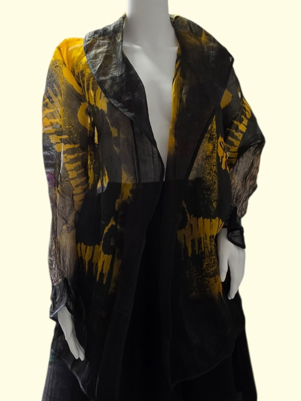 ​The Silk Project by Bonnieux‎ | 100% Silk Organza Art-to-Wear Duster